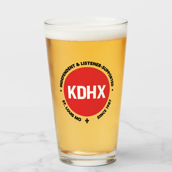 KDHX Pint Glass