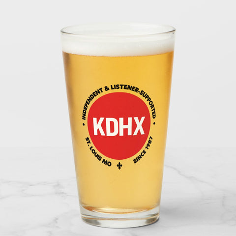 KDHX Pint Glass