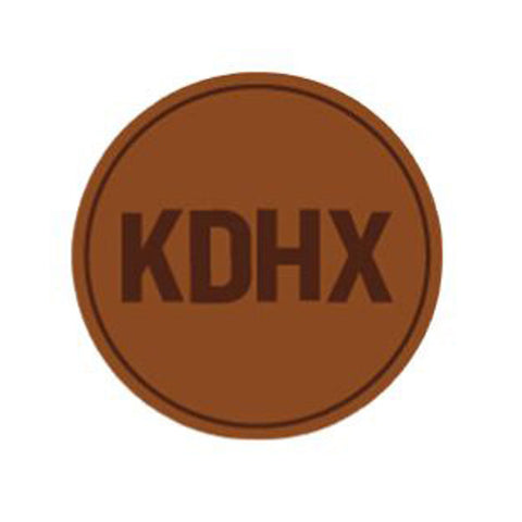 KDHX Leather Logo Patch